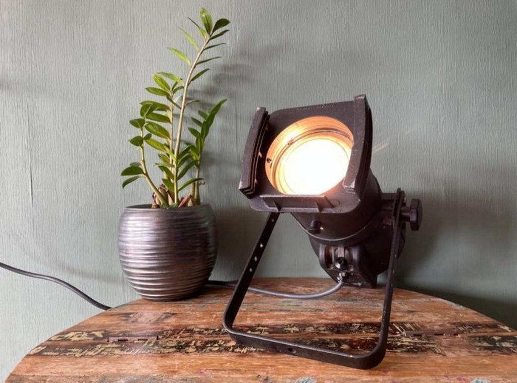 Antieke Engelse Strand Electric theaterlamp, Antiek en Kunst, Antiek | Lampen, Ophalen of Verzenden