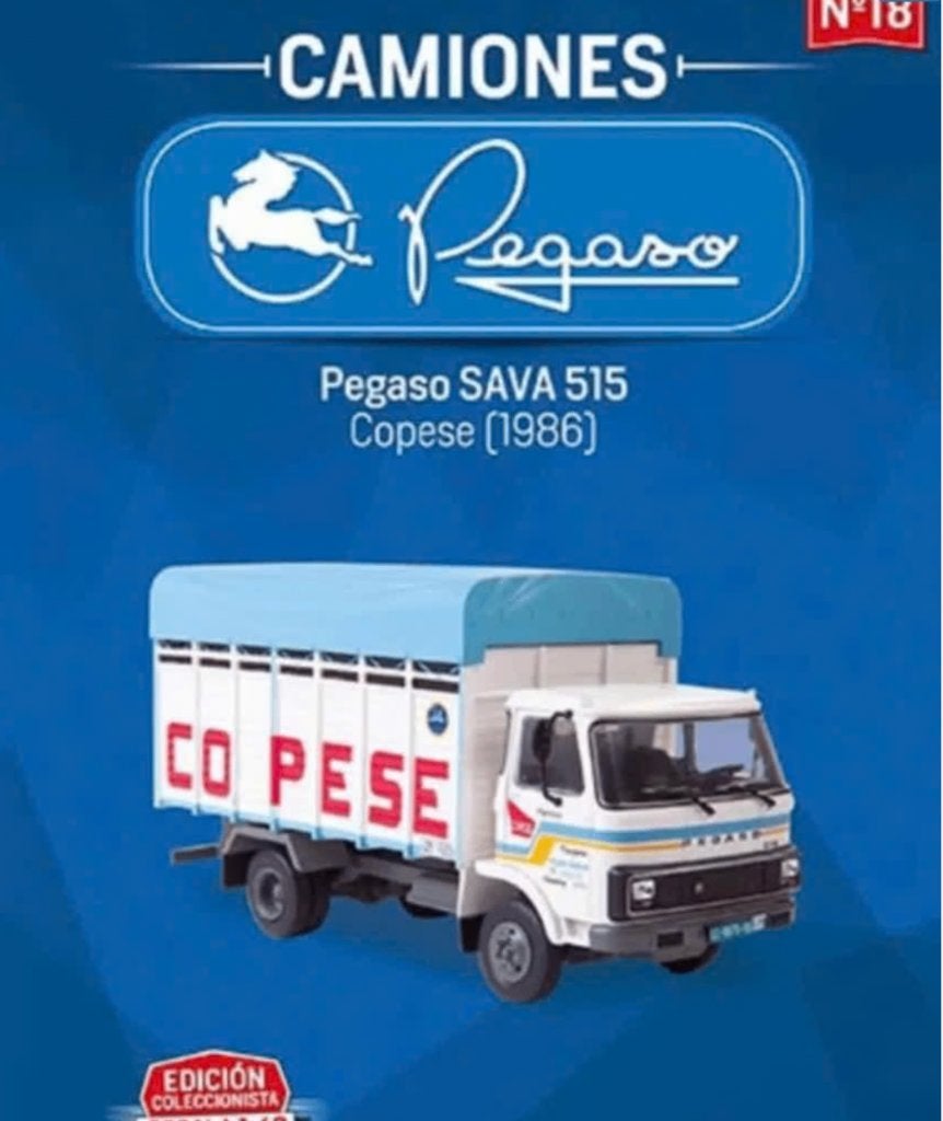 Pegaso SAVA 515 1986 COPESE 1/43 IXO spaanse serie # 18, Verzenden, Nieuw, Auto, Overige merken