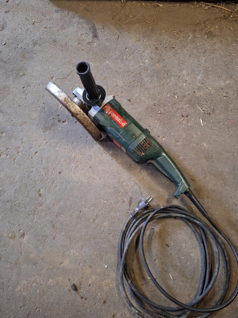 Metabo grote haakseslijper, Ophalen of Verzenden, Gebruikt, 1000 watt of meer, Haakse handslijpmachine