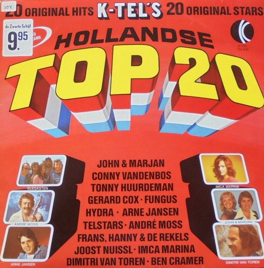 LP Hollandse Top 20. (1975). Arne Jansen - Conny Vandenbosch, Verzenden, Zo goed als nieuw, 12 inch, Levenslied of Smartlap