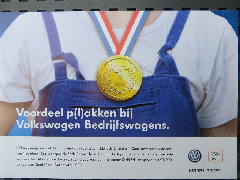 Volkswagen Bedrijfswagens Voordeel p(l)akken Sochi (2014), Ophalen of Verzenden, Nieuw, Volkswagen