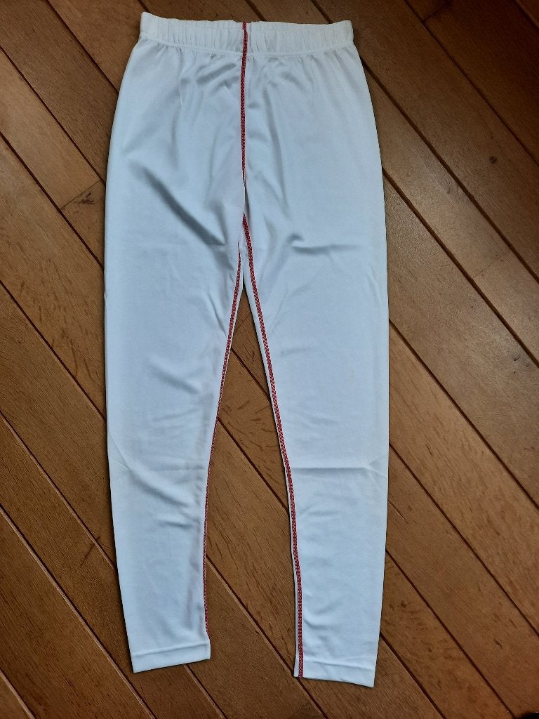 John Cabot legging wit rode stiksels maat M - nieuw -, Maat 38/40 (M), Wit, Nieuw, Ophalen of Verzenden