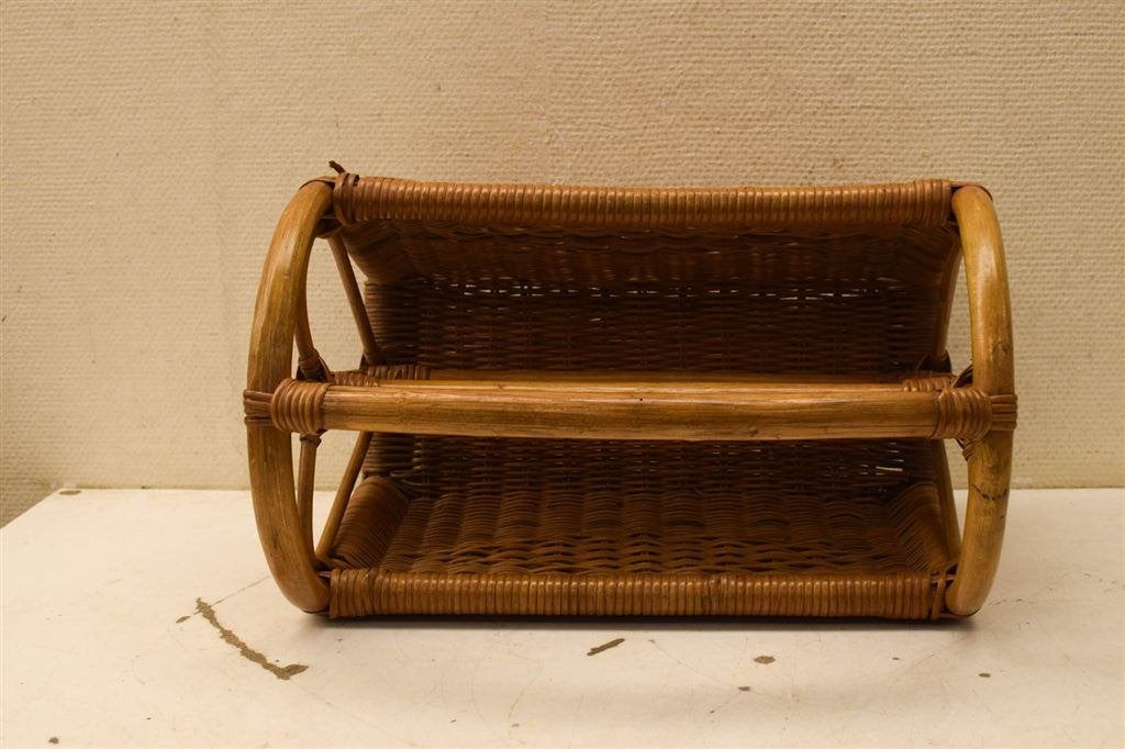 Rotan Rieten Lectuurmand 47249, Huis en Inrichting, Ophalen of Verzenden, Gebruikt