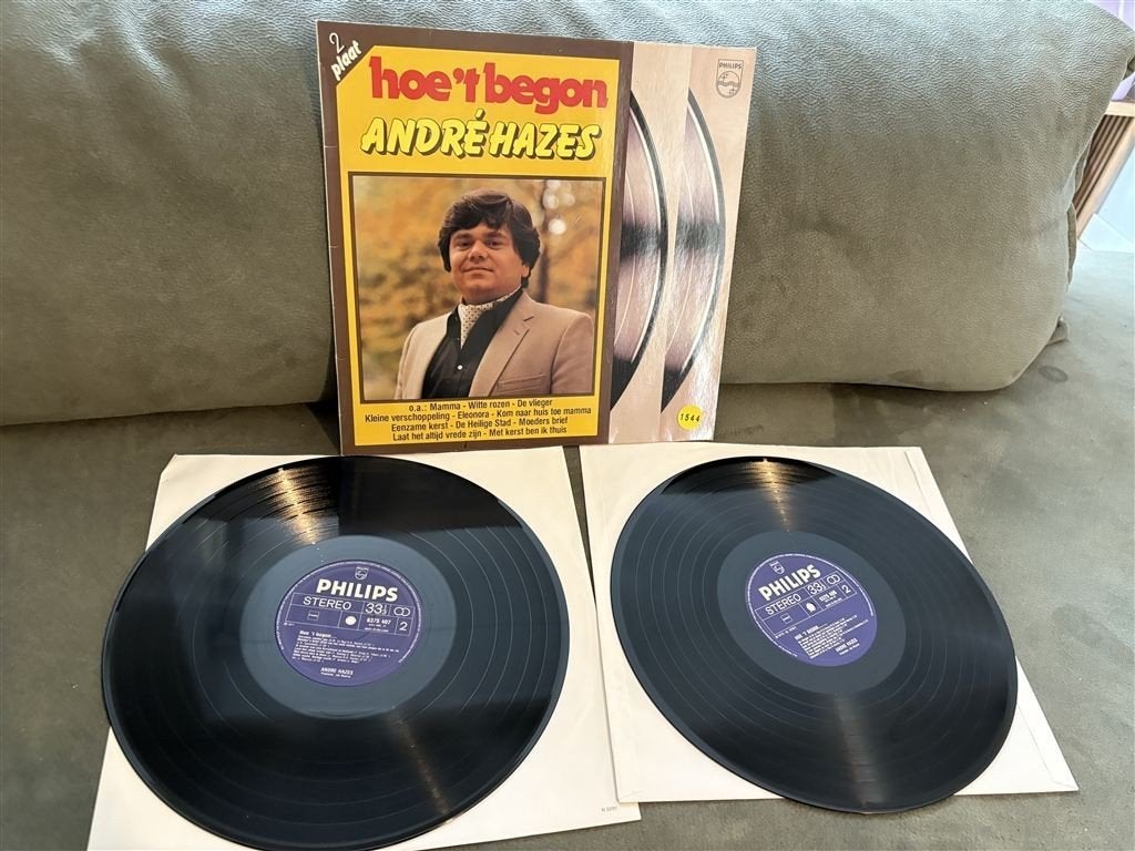 Andre Hazes - hoe het begon - P1544 - Vinyl - LP, Ophalen of Verzenden, Zo goed als nieuw, 12 inch, Levenslied of Smartlap