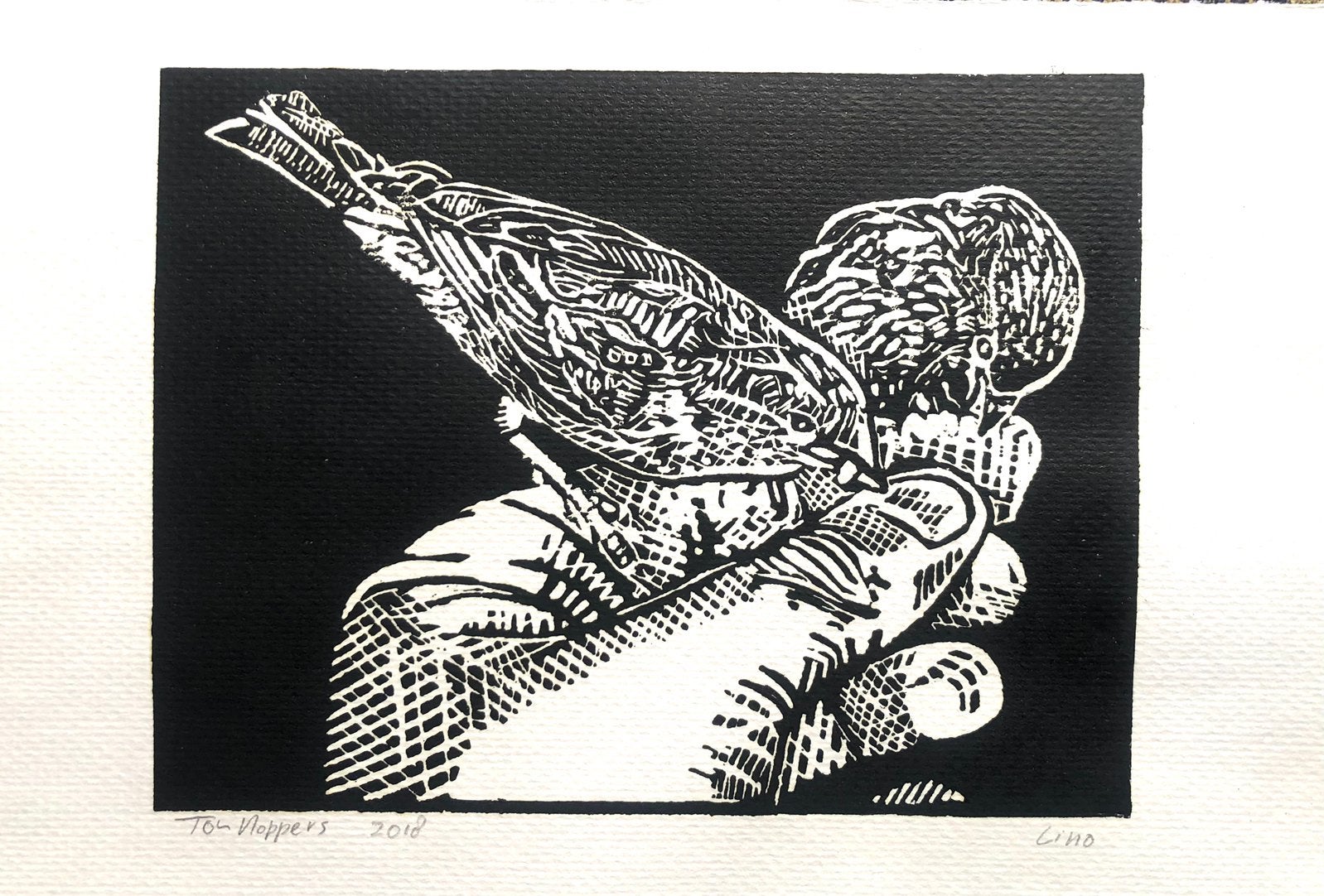 Lino “mussen”, Ophalen of Verzenden
