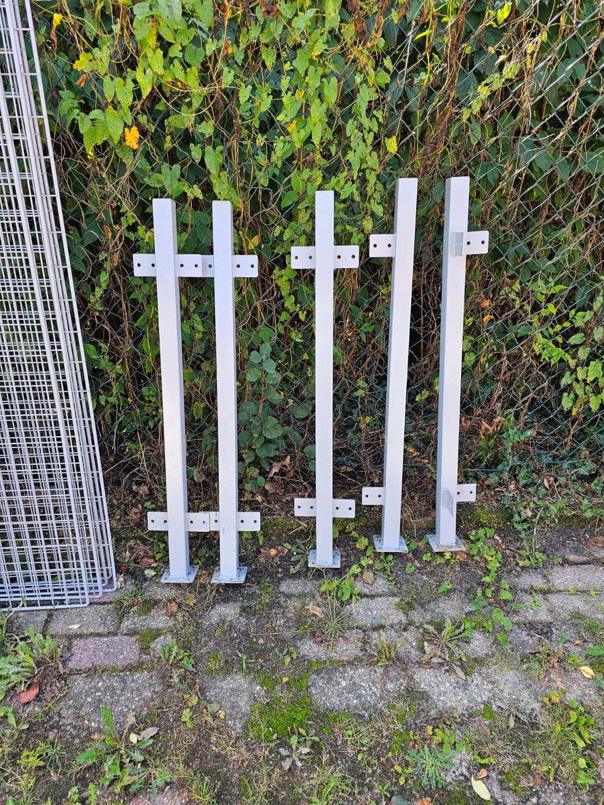 Hekwerk gecoat, Tuin en Terras, Ophalen, IJzer, Dubbelstaafmat hekwerk