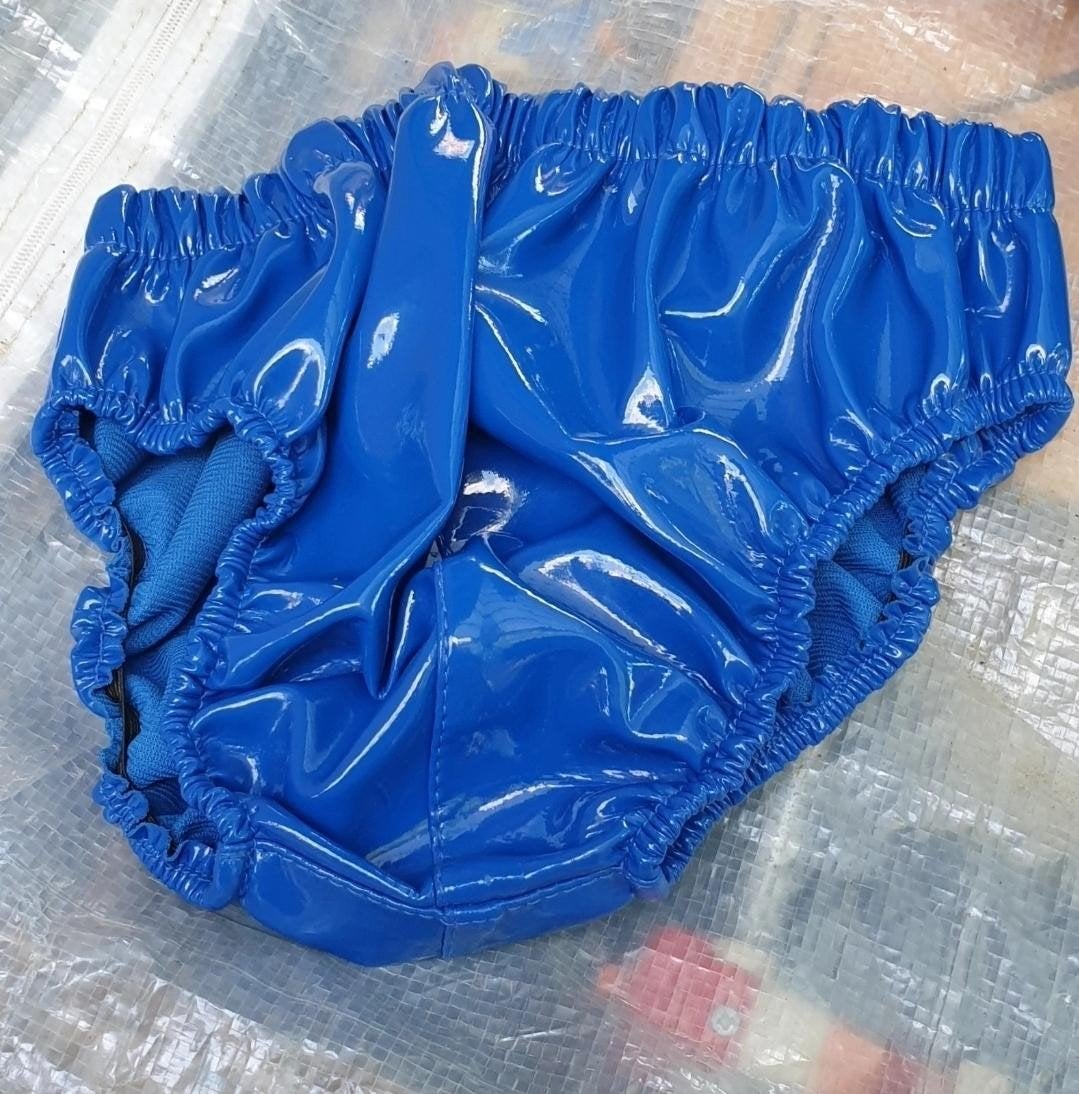 Glanzende blauwe slip - waterdicht en comfortabel, Kleding | Heren, Ondergoed, Verzenden, Blauw, Slip