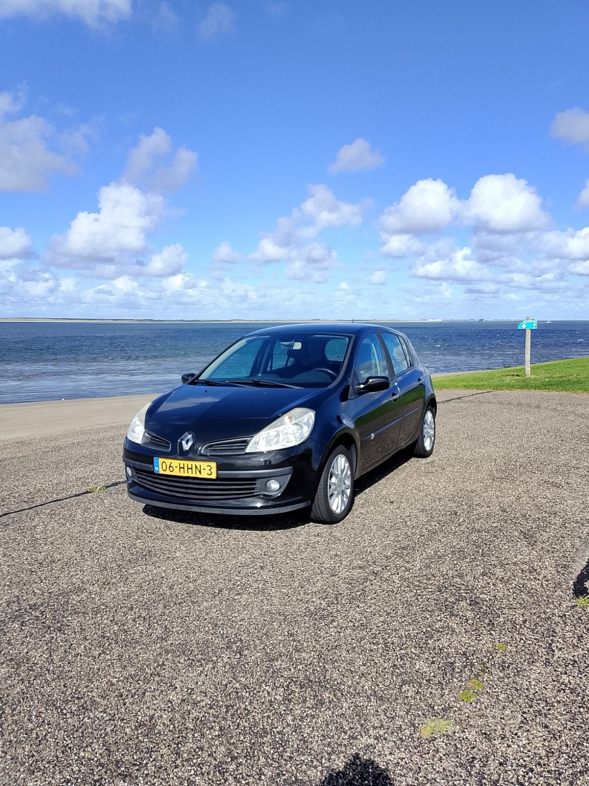 Renault Clio 1.2 TCE 5-DRS 2008 Zwart, Auto's, Voorwielaandrijving, 535 kg, 4 cilinders, 100 pk