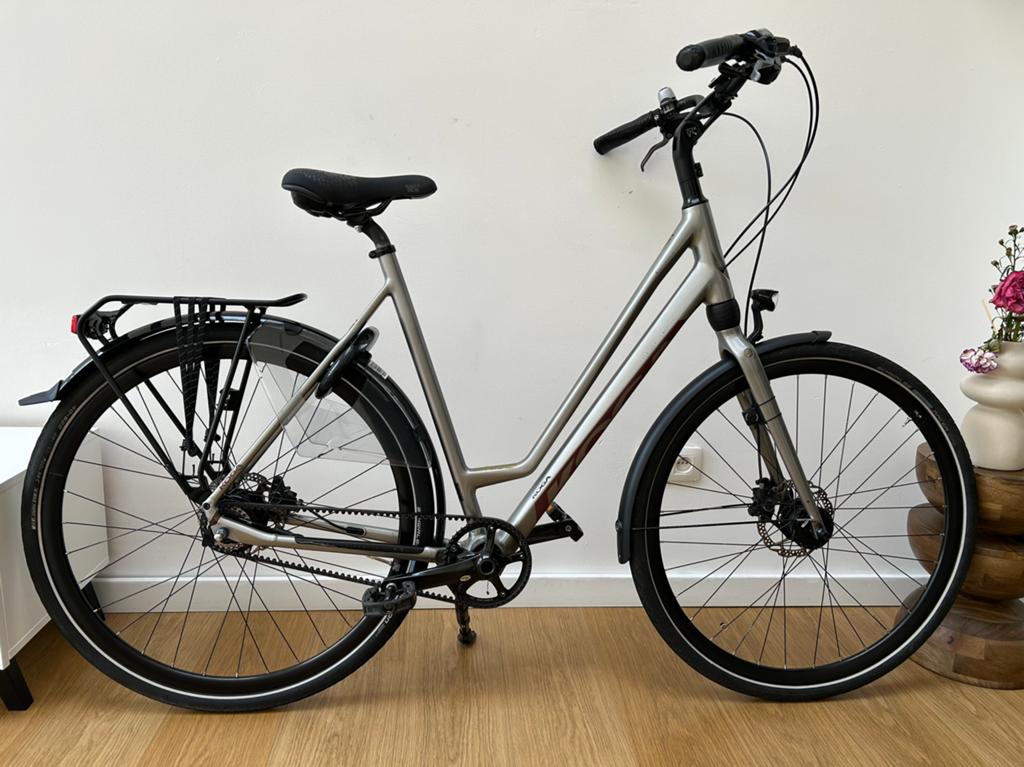 Koga f3 6.0  beltdrive voor grote dames, Ophalen, 56 cm of meer, Zo goed als nieuw, Koga Miyata