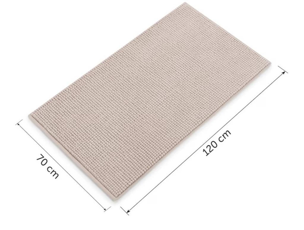 Grote Blumtal Badmat - Antislip - Beige - 120 x 70 cm, Ophalen of Verzenden, Nieuw, Beige, Badmat
