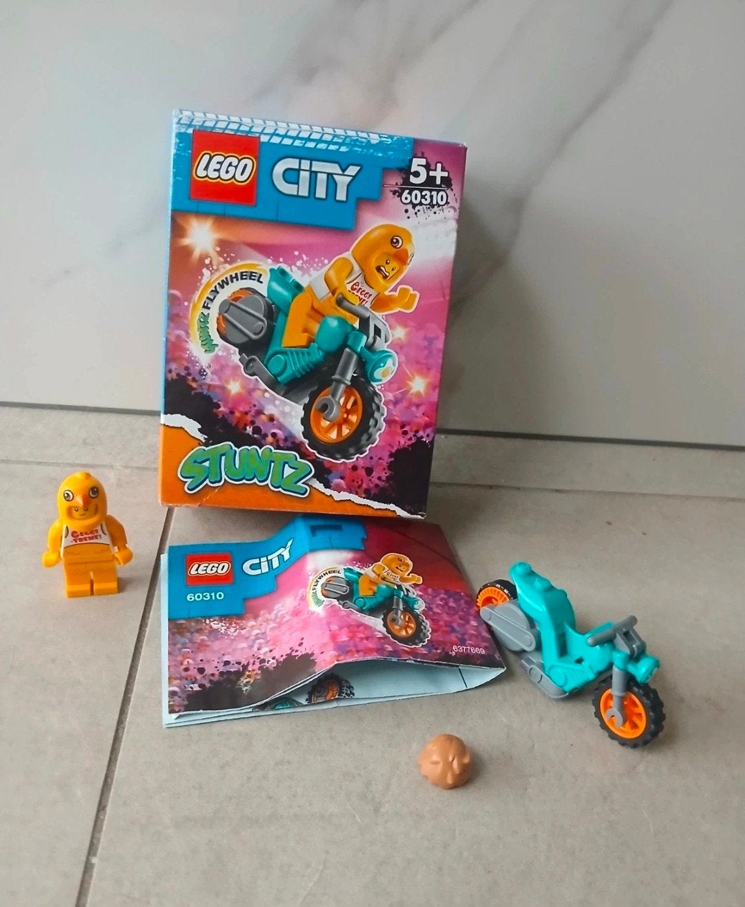Lego city stunz kip stuntmotor 60310, City, Lego, Ophalen of Verzenden, Zo goed als nieuw