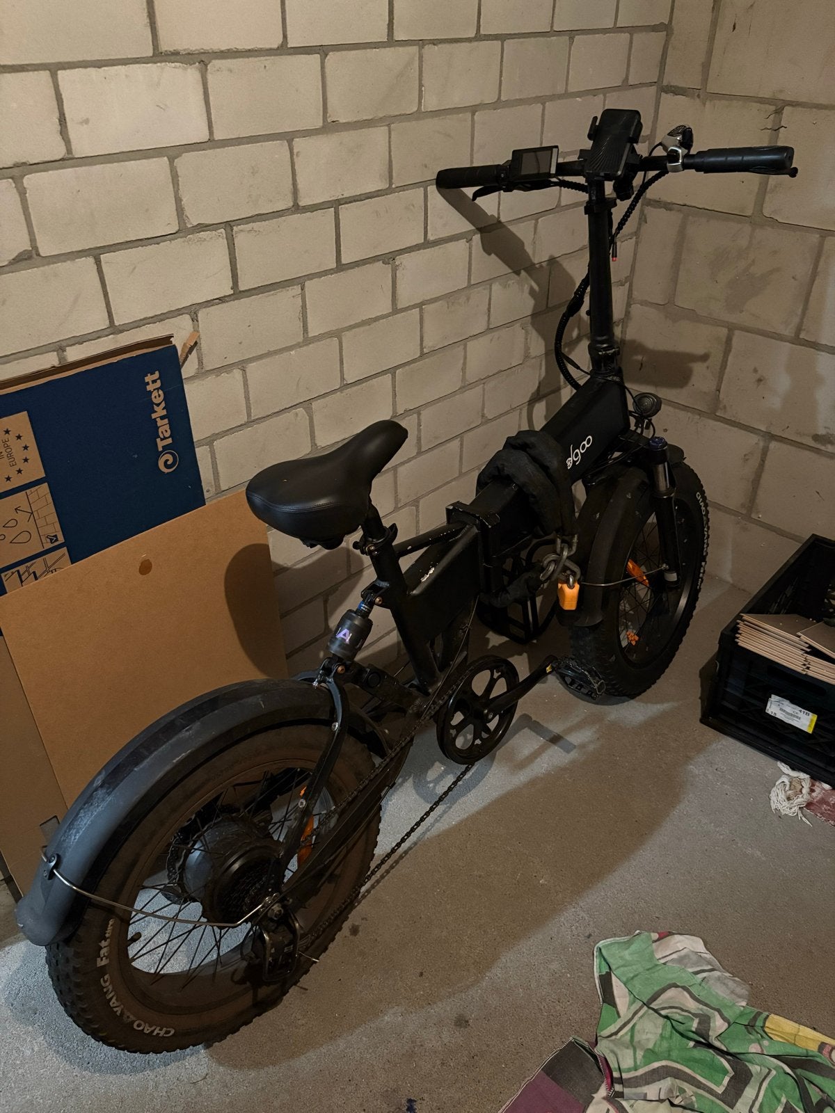 Windgoo F22 Pro Fatbike - Elektrische Vouwfiets, Overige merken, Gebruikt, Ophalen of Verzenden, Minder dan 47 cm