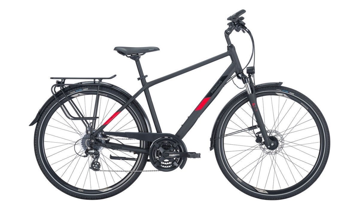 PEGASUS Van €899 voor €550! Solero SL Disc 24 Heren Black, Fietsen en Brommers, -, -, Versnellingen, Nieuw