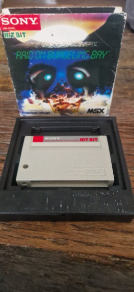 MSX Raid on Bungeling Bay Sony Hit Bit in doos - getest, Ophalen of Verzenden