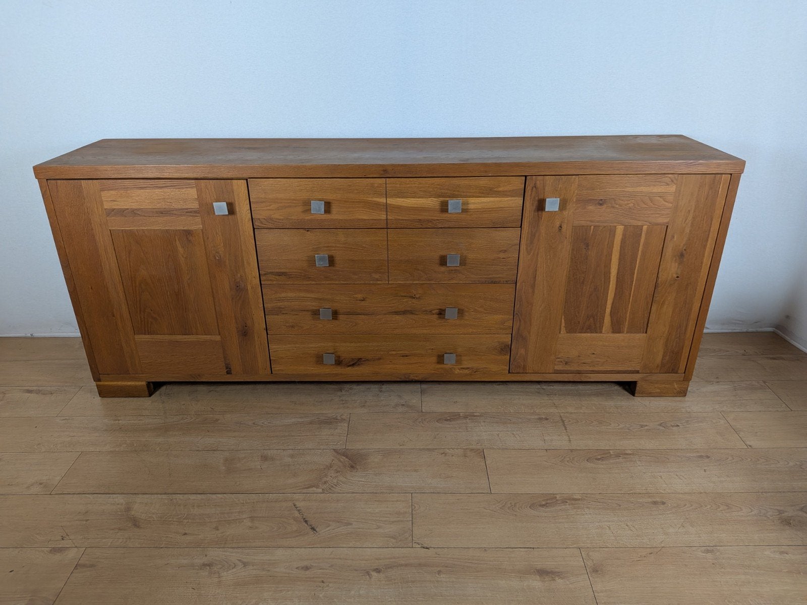 Massief Eiken Dressoir / Buffetkast – 215,5 cm –