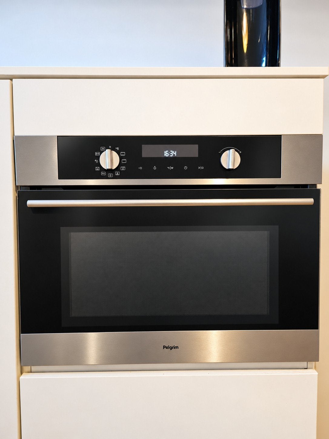Pelgrim MAC524RVS combi-oven 51L met accessoires, Ophalen, Minder dan 45 cm, Gebruikt, Pelgrim