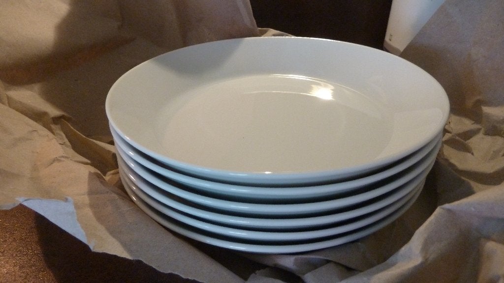 Arzberg Tric 6 soepborden wit, Huis en Inrichting, Keuken | Servies, Arzberg, Ophalen of Verzenden, Zo goed als nieuw, Bord(en)