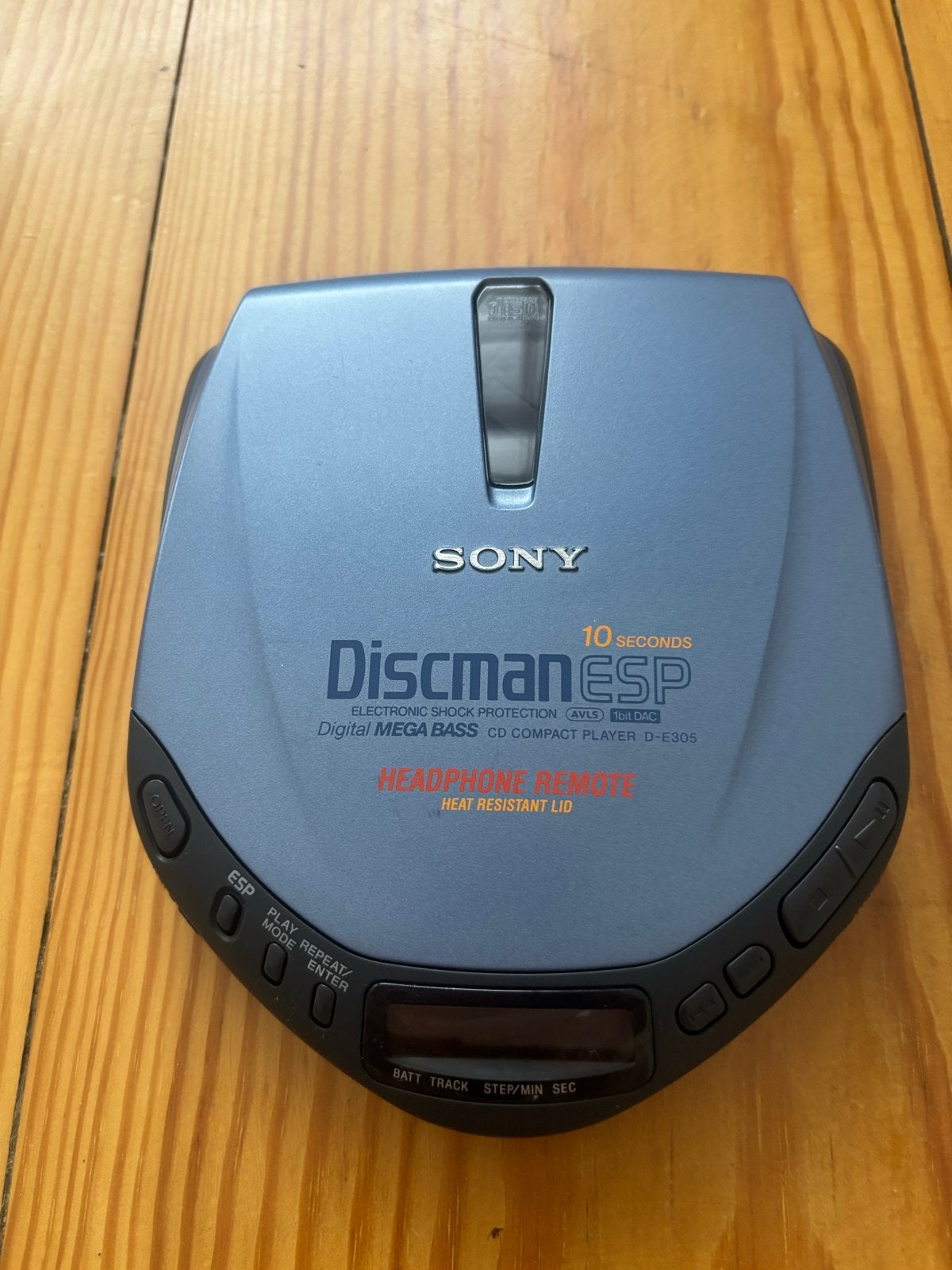 Sony Discman D-E305 met oplader en opbergtasje, Audio, Tv en Foto, Walkmans, Discmans en Minidiscspelers, Ophalen of Verzenden