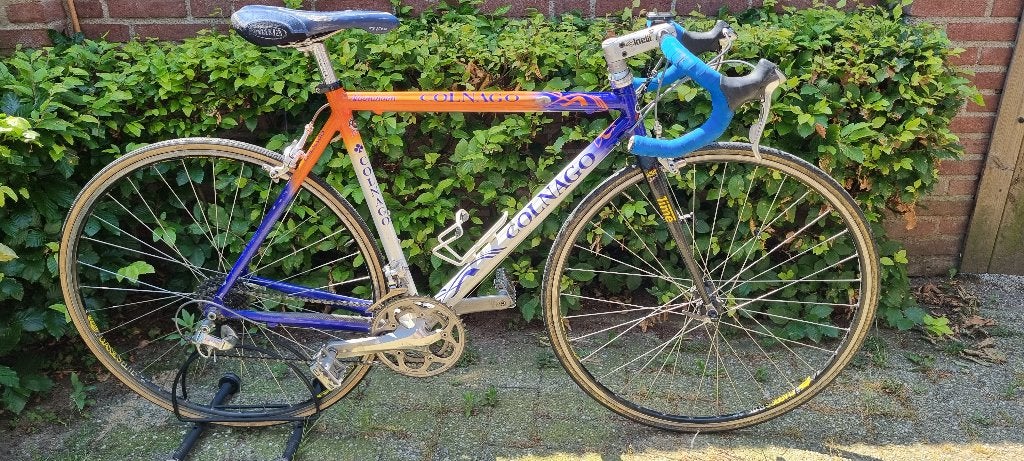 Colnago Aluminium Racefiets met vnl Dura Ace 7700, 28 inch, Gebruikt, Velgrem, Aluminium
