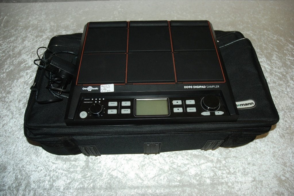 Gear4Music DD-90 drumpads 9 vlakken met adapter  <26261861>, Gebruikt, ., Drums of Percussie, Gear4Music