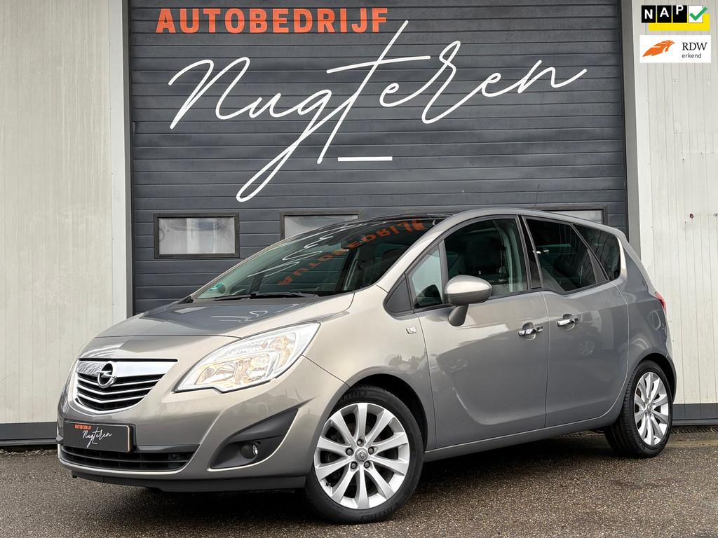Opel Meriva 1.4 Turbo Cosmo|Pano|Fietsendrager|Navi, Auto's, Opel, Voorwielaandrijving, Euro 5, Gebruikt, Zwart