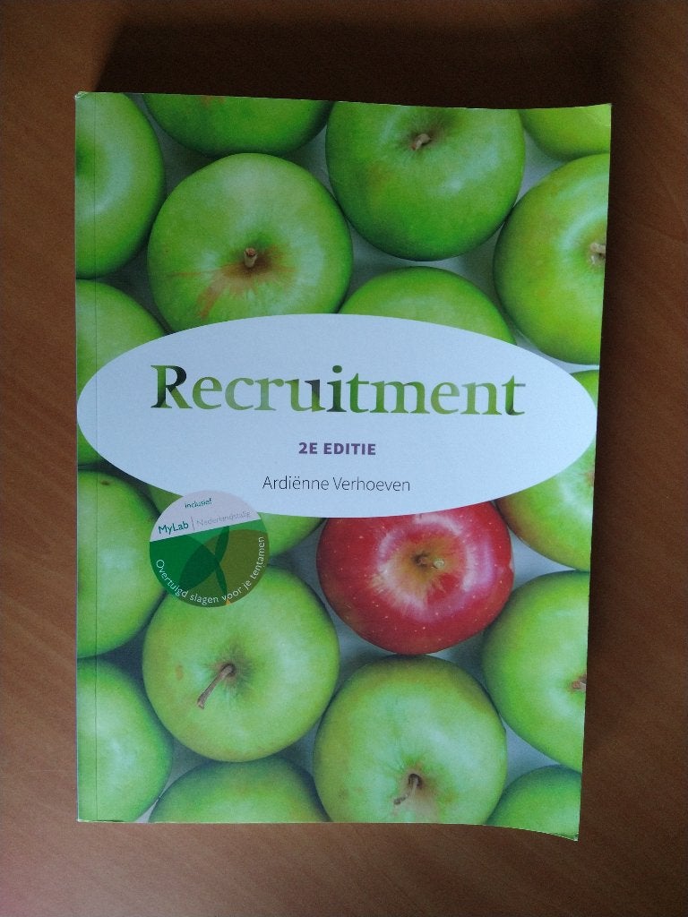 Verhoeven, Ardienne Recruitment. 2e editie, Ophalen of Verzenden, Beta, Zo goed als nieuw, HBO