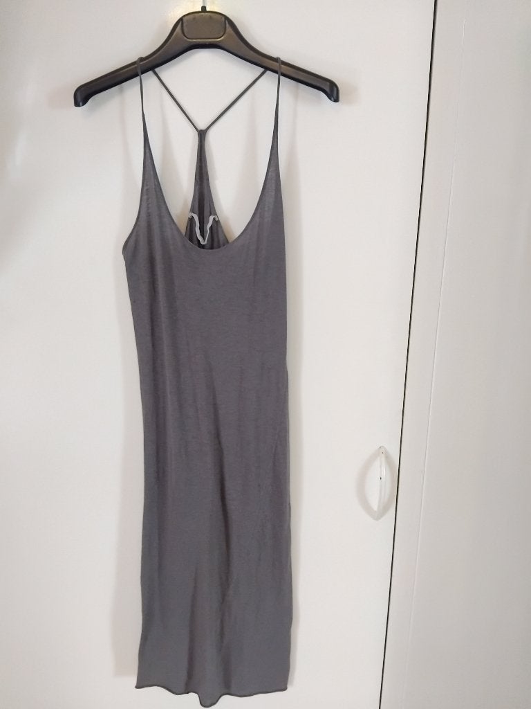 Donkergrijze onderjurk van Humanoid, maat L, Kleding | Dames, Jurken, Humanoid, Maat 42/44 (L), Ophalen of Verzenden, Knielengte