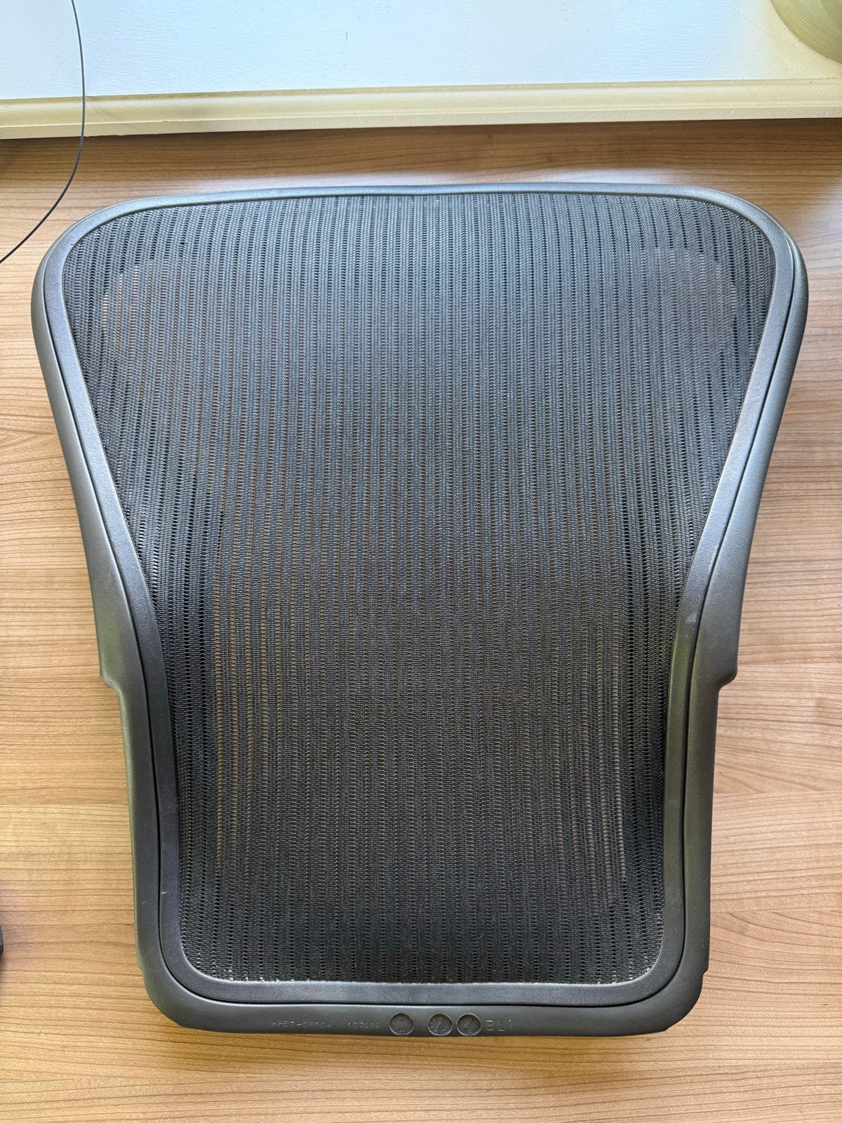 Herman Miller Aeron rugleuning maat 2 (L) - Goede staat, Ophalen, Gebruikt, Zwart, Bureaustoel