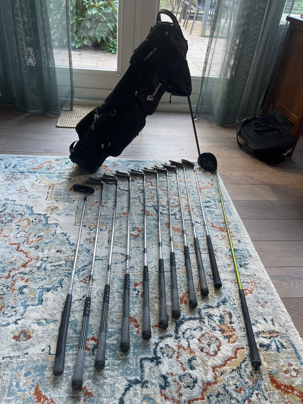 Complete Golfset: Ping G5 Driver, Ping JST IJzers & Cougar T, Sport en Fitness, Ophalen, Gebruikt, Set, Ping