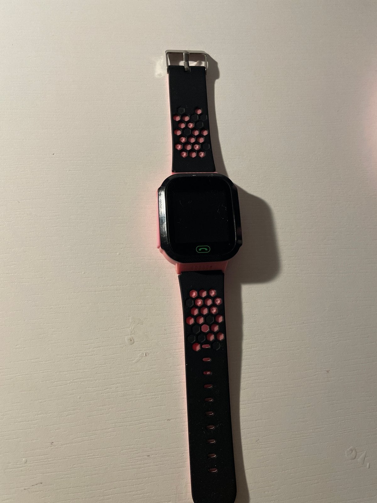 Kinderhorloge roze en zwart - amper gebruikt, Sieraden, Tassen en Uiterlijk, Horloges | Kinderen, Ophalen of Verzenden, Zo goed als nieuw