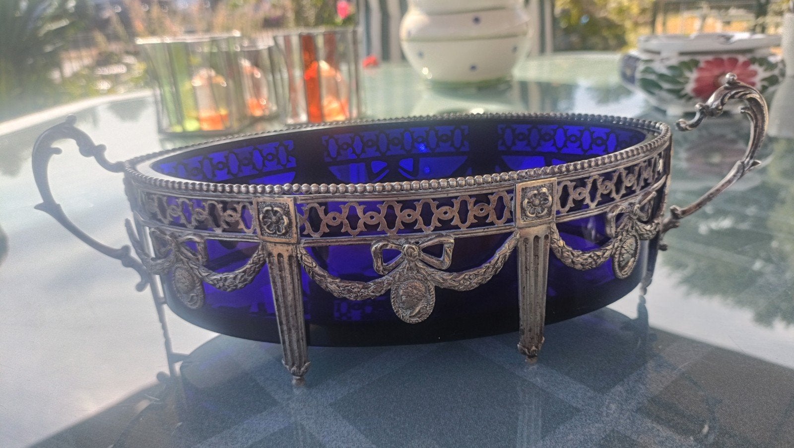 Antieke Hollandse Zilveren Jardinière Lodewijk XVI, 1907, Antiek en Kunst, Ophalen of Verzenden, Zilver
