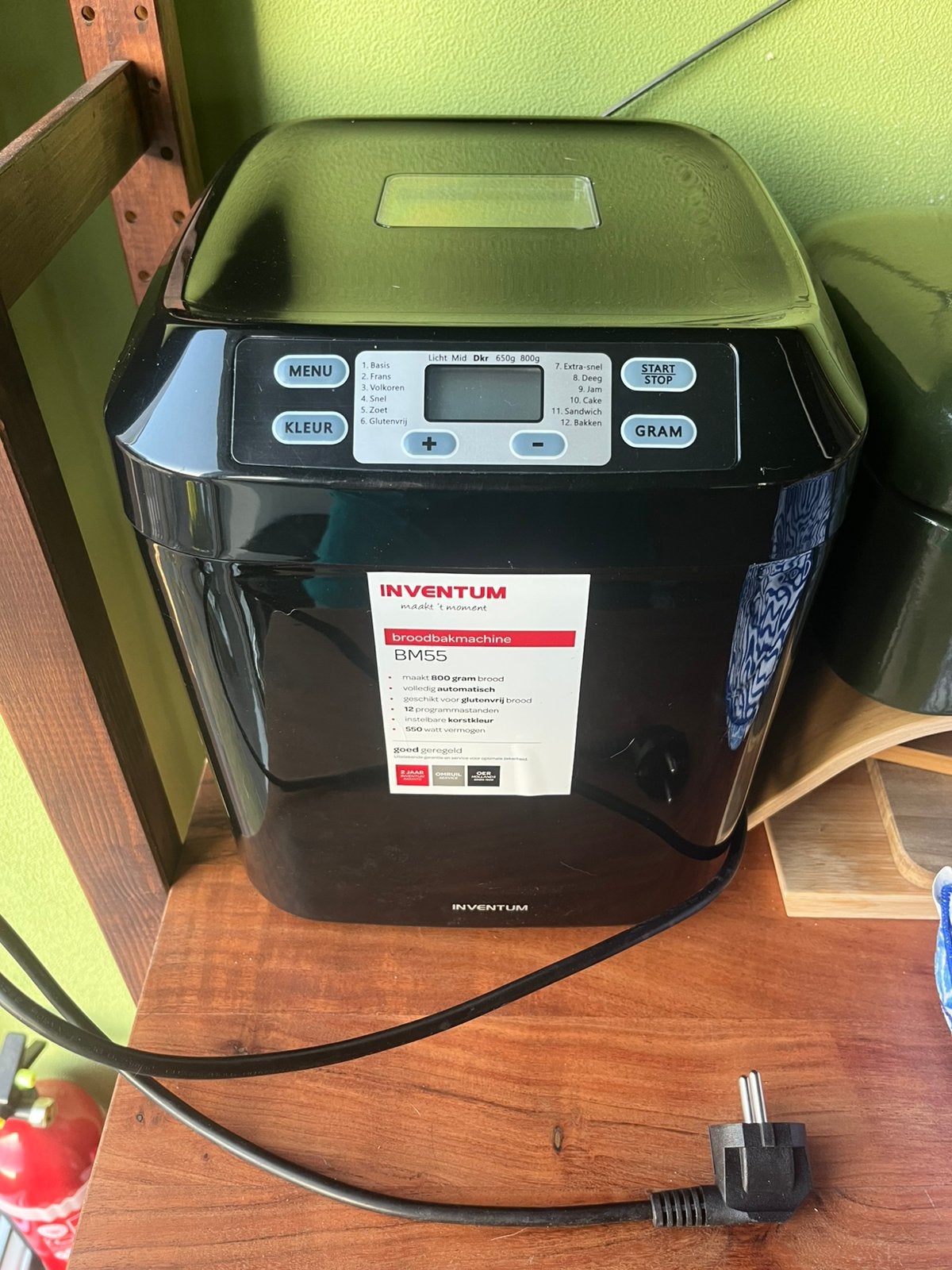 Inventum BM55 broodmachine, Witgoed en Apparatuur, Ophalen, Zo goed als nieuw