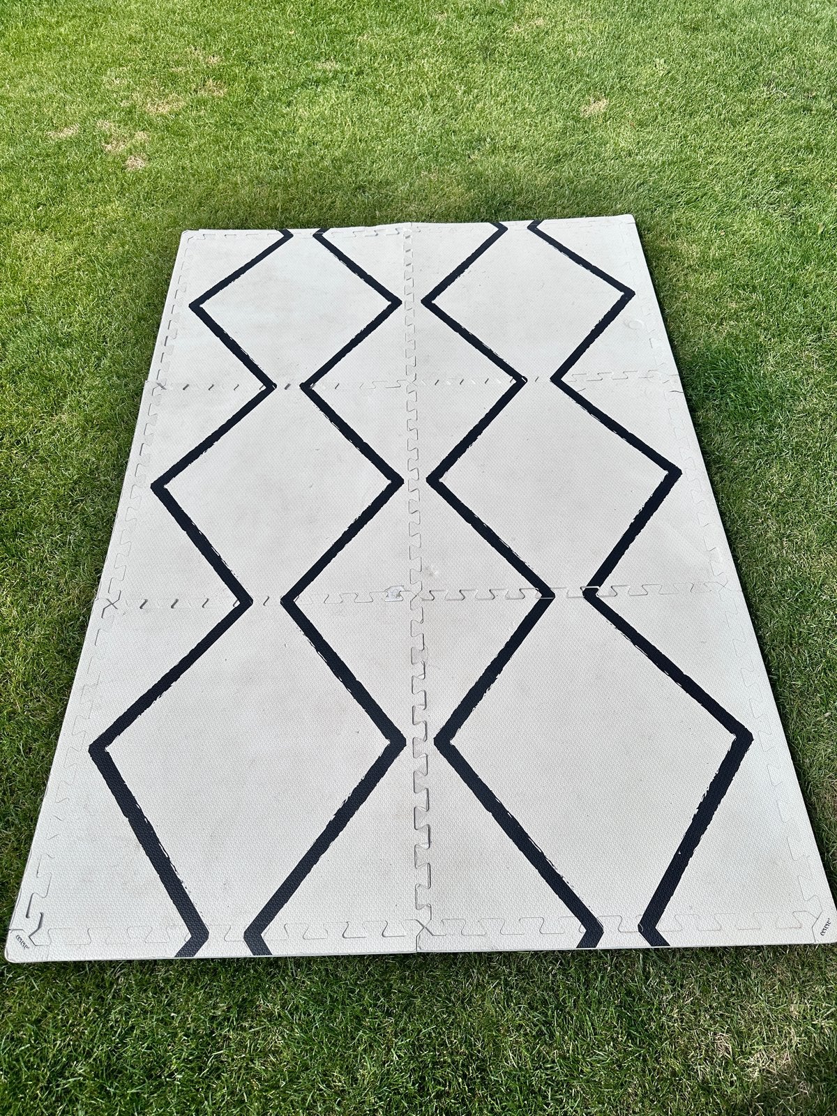 Eeveve Speelkleed/puzzelmat met zigzagpatroon, Ophalen of Verzenden, Gebruikt, Speelkleed