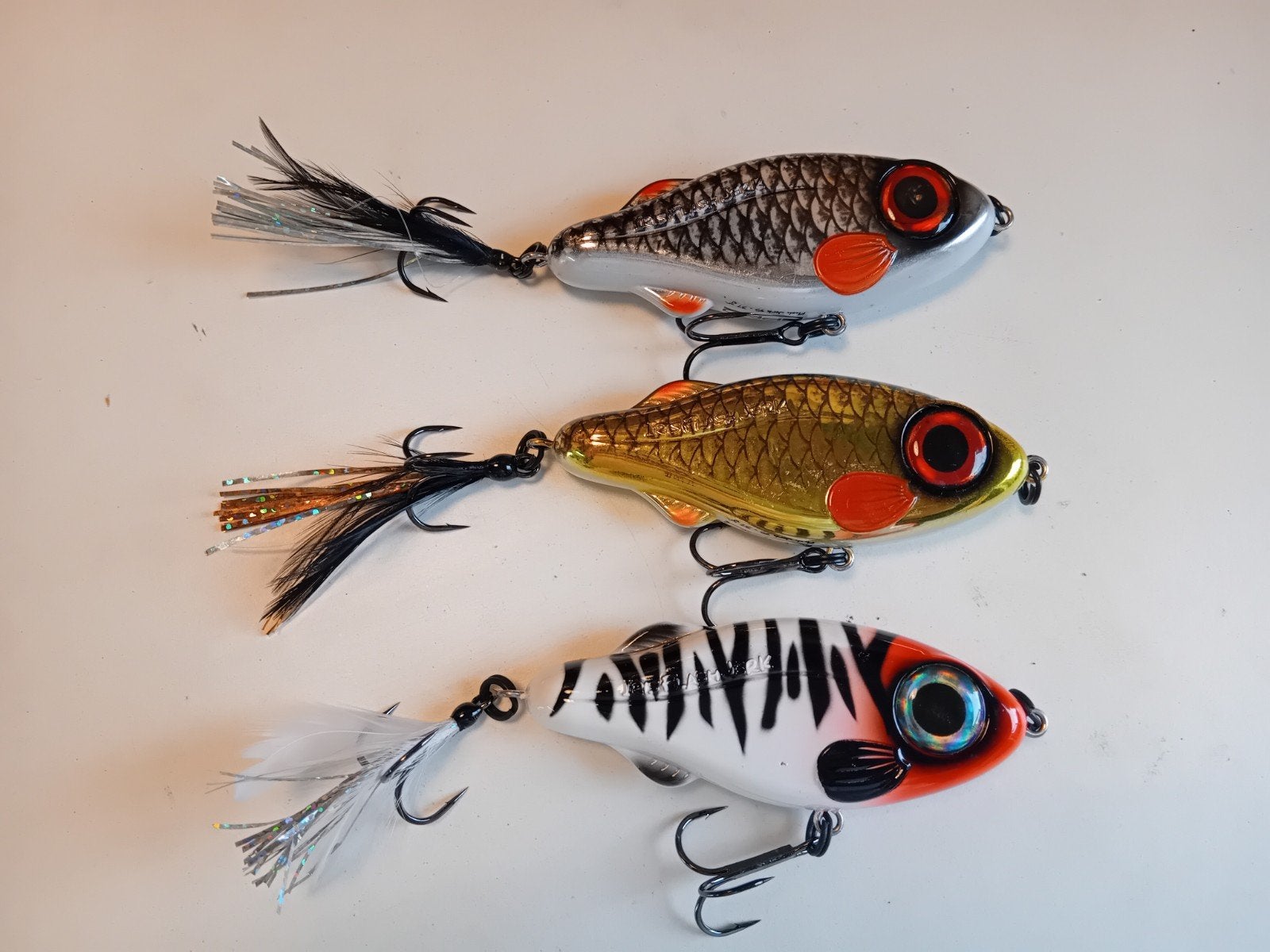 3x Spro Iris Flash Jerk. kunstaas, Watersport en Boten, Ophalen of Verzenden, Zo goed als nieuw, Overige typen
