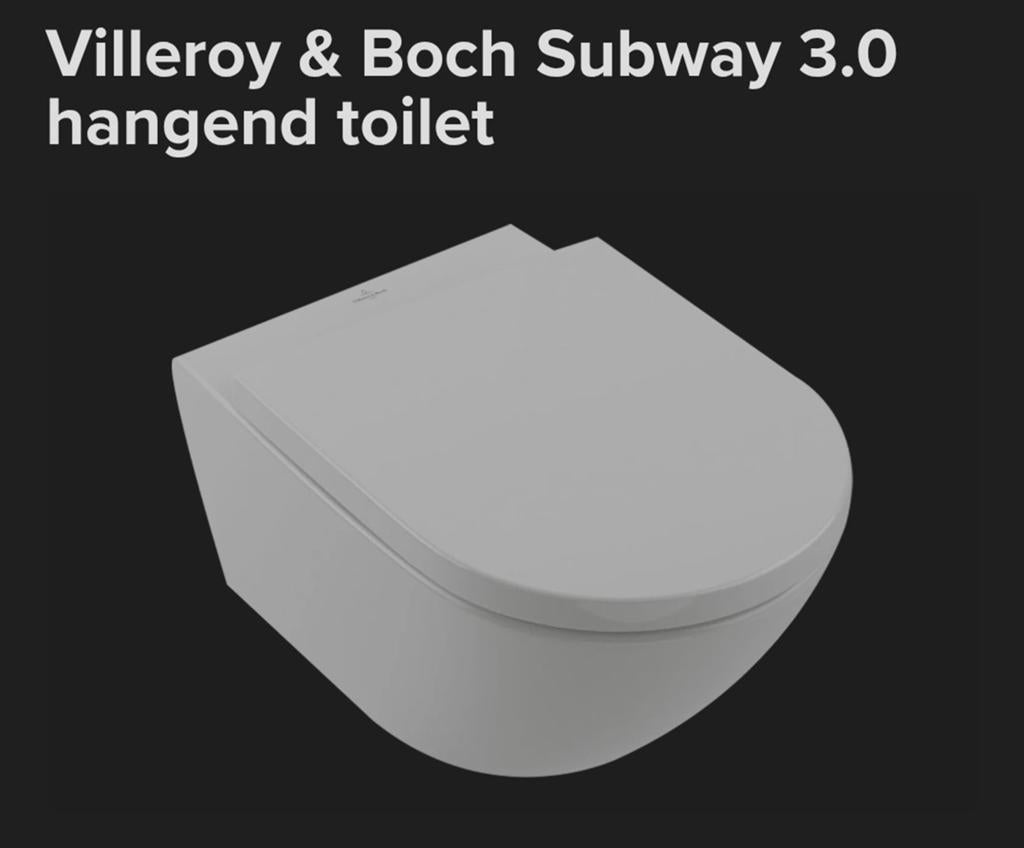 Villeroy & Boch Subway 3.0 TwistFlush toiletpot nieuw, Ophalen of Verzenden