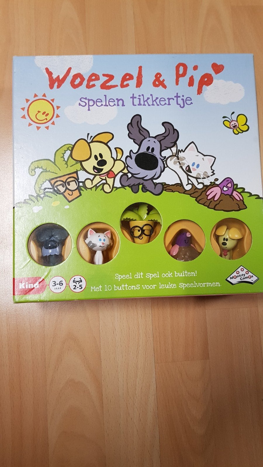 Woezel & Pip spel: Spelen Tikkertje, Vijf spelers of meer, Ophalen of Verzenden, Zo goed als nieuw, Identity Games