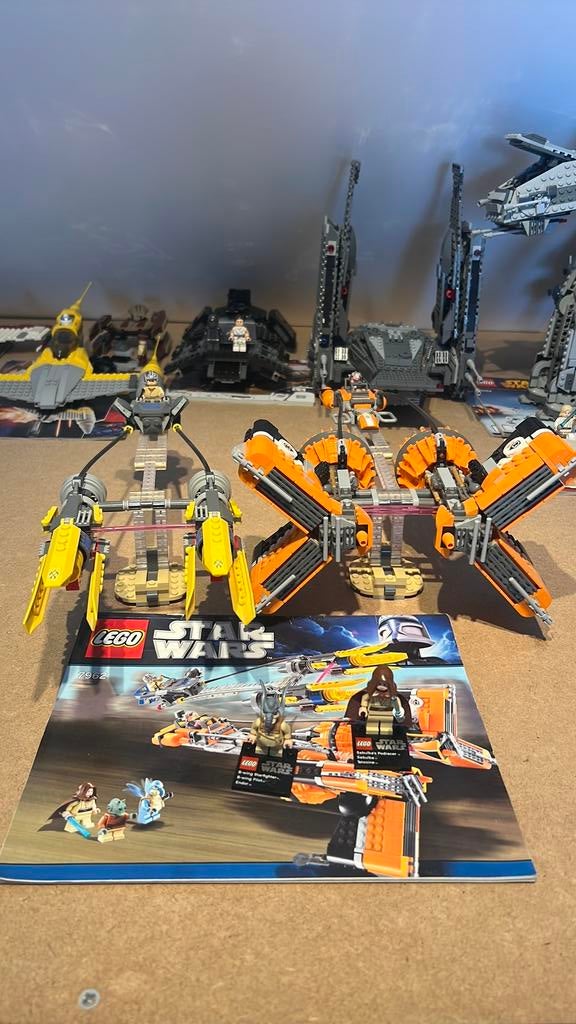 Lego 7962 Star Wars Anakin’s & Sebulba’s podracers, Ophalen of Verzenden, Zo goed als nieuw
