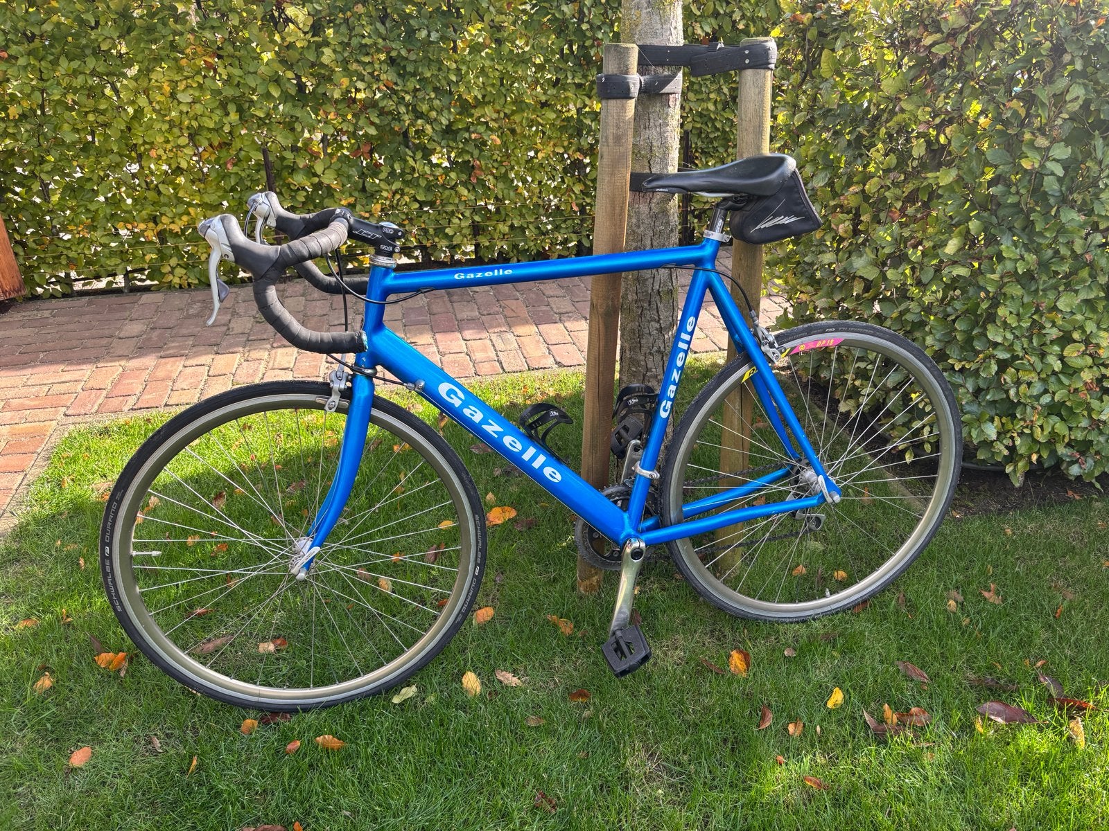 Gazelle racefiets - Blauw, gebruikt, goede staat, Ophalen, 28 inch, Gebruikt, Aluminium