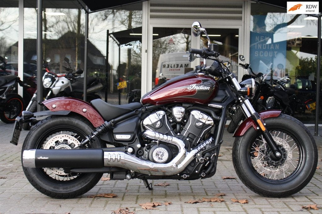 Indian Chopper 76 Scout Lim Bobber Limited +Tech, 24 MND GAR, Traction Control, Chopper, Bedrijf, Maeijer Motors
