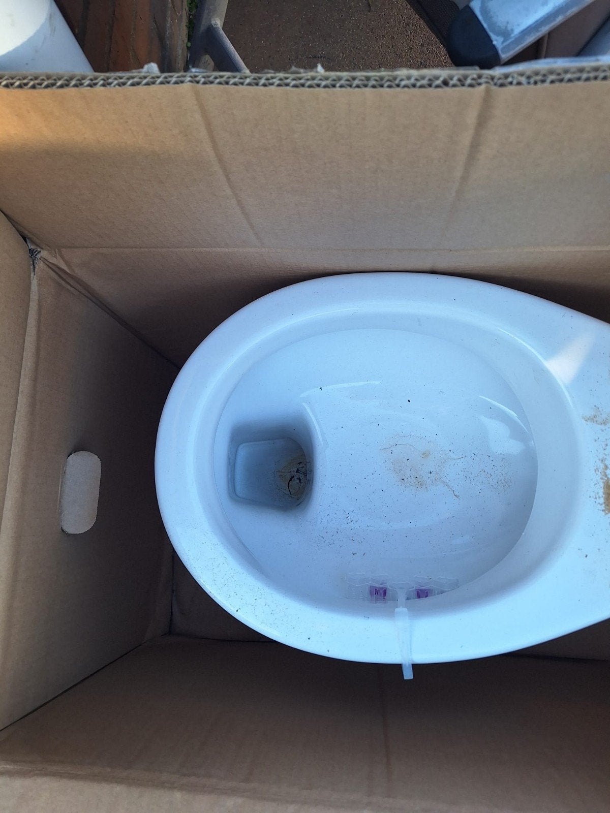WC pot - Zo goed als nieuw, Doe-het-zelf en Verbouw, Sanitair, Ophalen of Verzenden, Zo goed als nieuw, Toilet