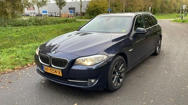 BMW 5-serie Touring 520d Executive, Auto's, Euro 5, Achterwielaandrijving, 2000 kg, Blauw