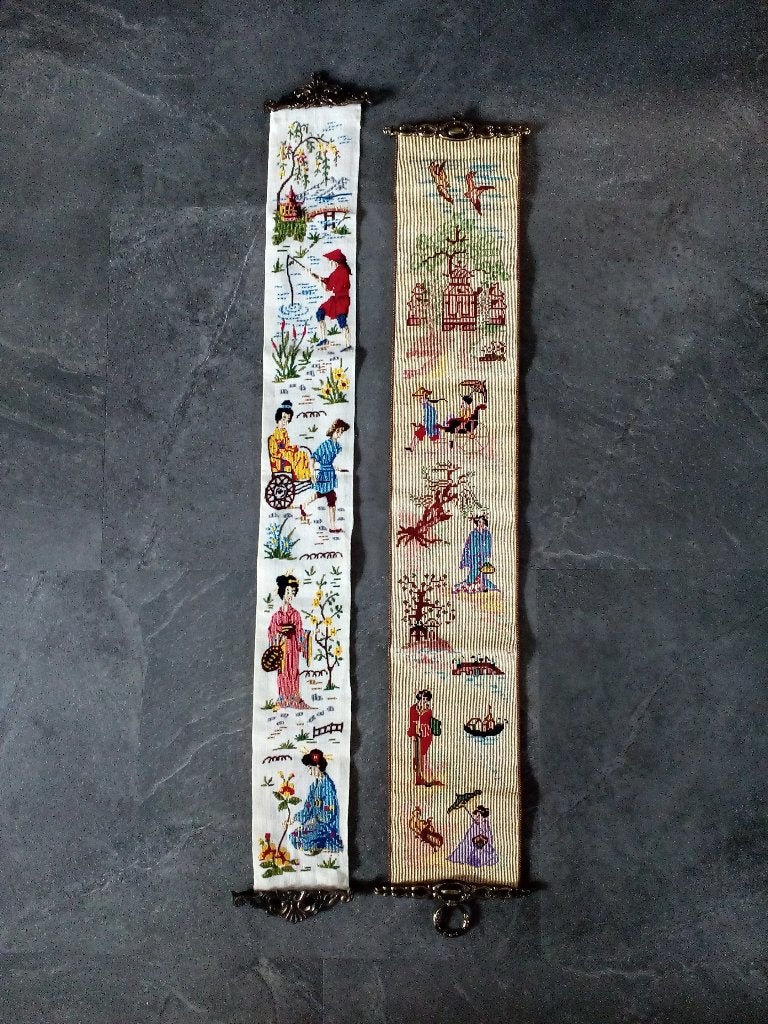 Schellekoorden.Vintage. O.a.Japanse geisha's Pr.p/stuk, Ophalen of Verzenden, Zo goed als nieuw, Handgemaakt, Overige typen