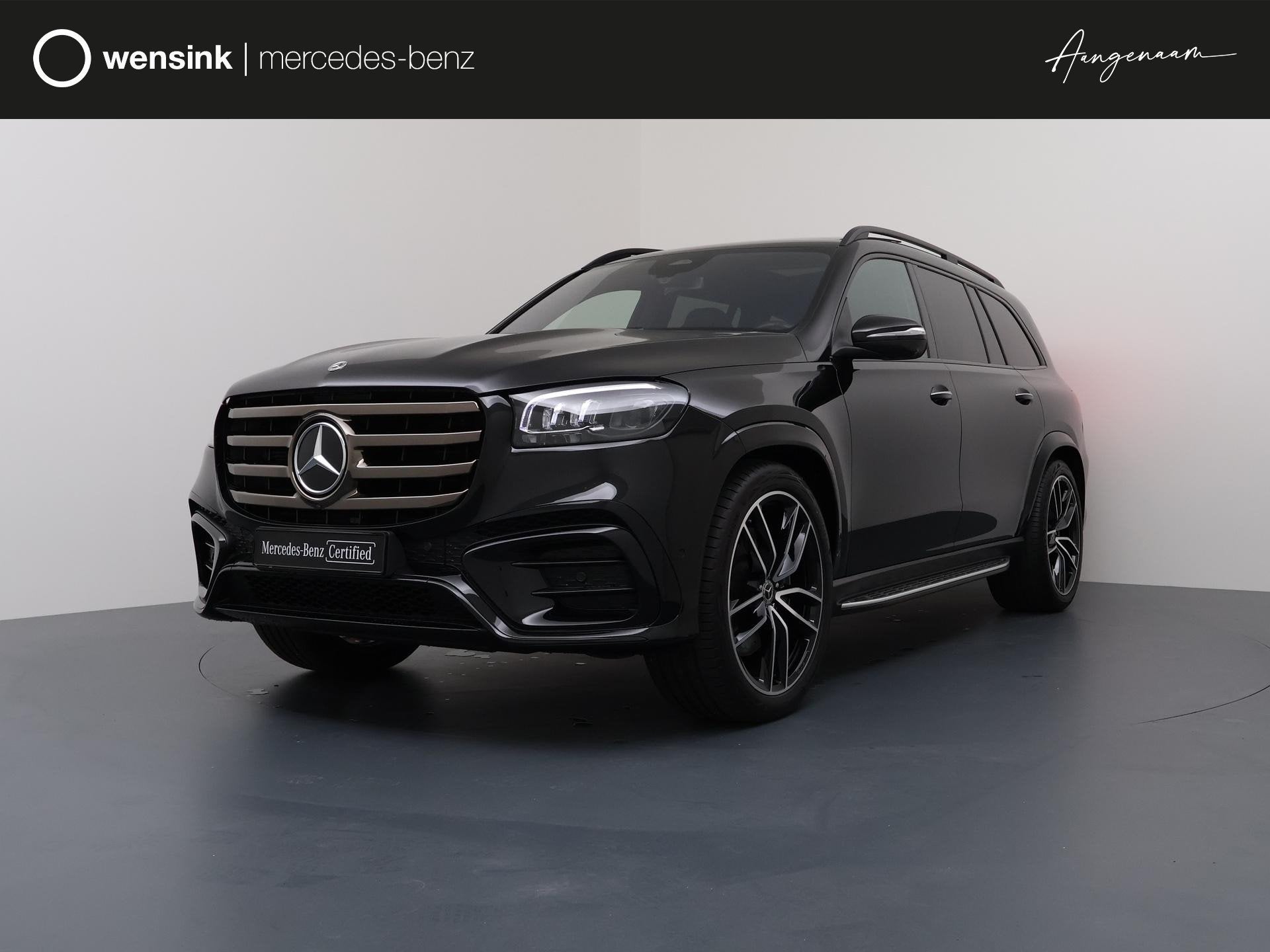 Mercedes-Benz GLS 450 4MATIC AMG Line | Ultimate pakket | Ma, Auto's, Dealer onderhouden, Gebruikt, 7 stoelen, Zwart
