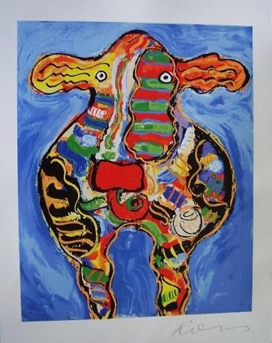 Peter Diem - "Colour Full Cow", Antiek en Kunst, Ophalen of Verzenden