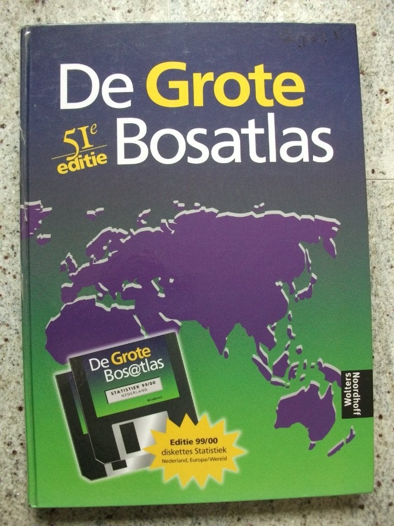 De Grote Bosatlas 51e editie, Boeken, Ophalen of Verzenden, Gelezen, Overige niveaus, Aardrijkskunde