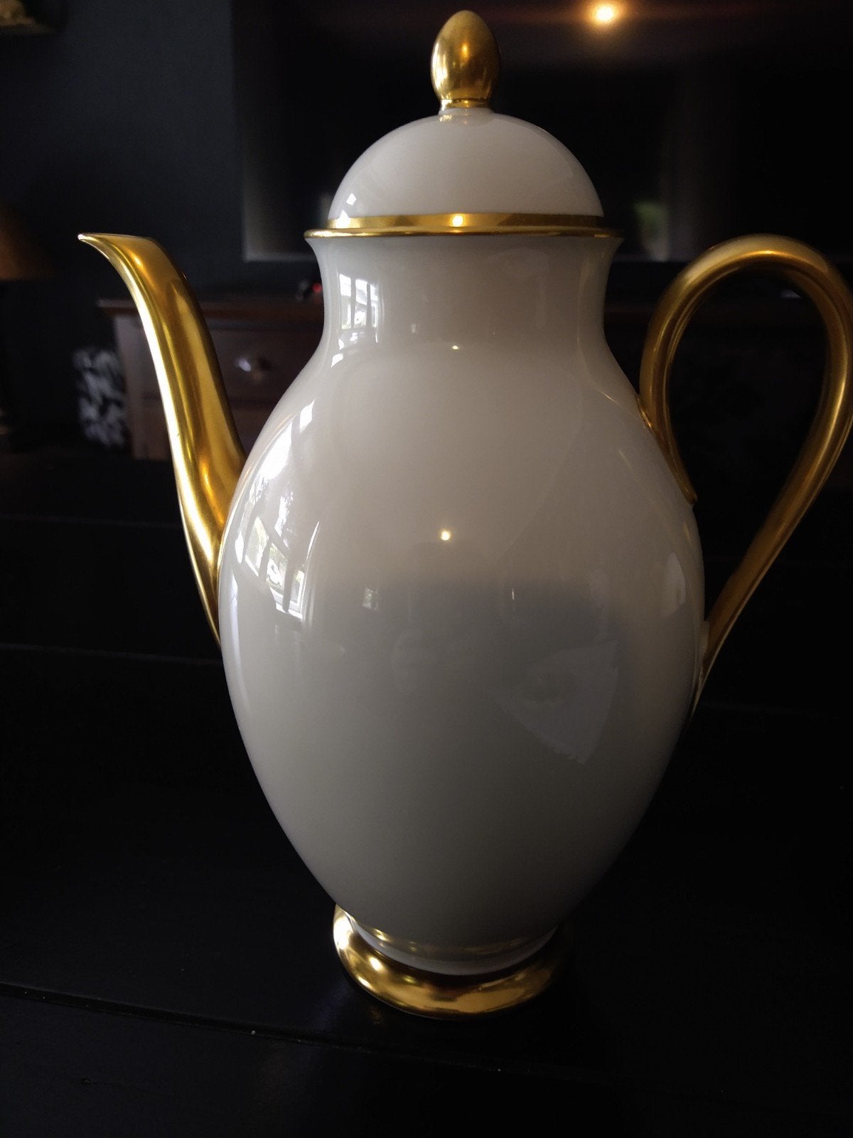 Prachtige porseleinen koffiepot van Furstenberg Furstin, Antiek en Kunst, Ophalen