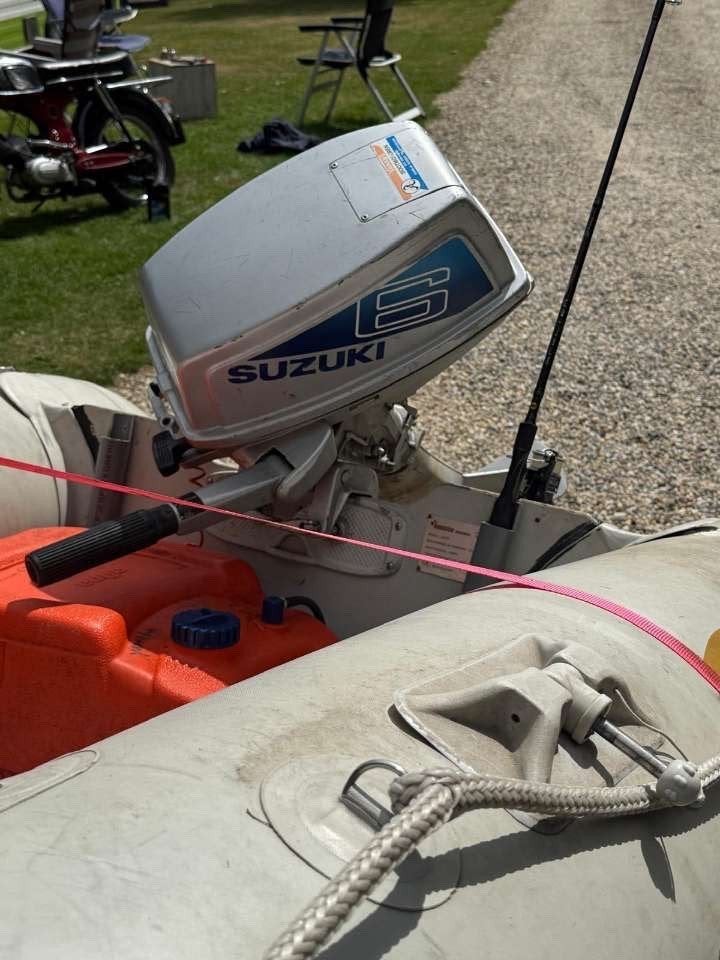 Suzuki 6 PK Buitenboordmotor - Perfect voor rubberboot, Ophalen of Verzenden, Gebruikt