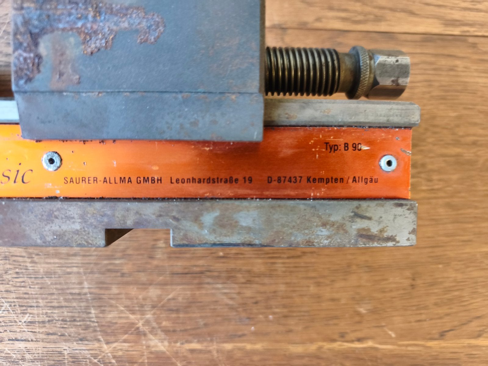 ALLMATIC basic B90 machineklem 90mm, Doe-het-zelf en Verbouw, Ophalen of Verzenden, Gebruikt