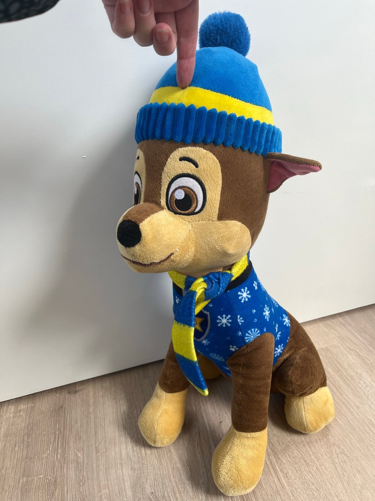 Nieuw. Grote Paw Patrol Chase knuffel. Nwprijs 34,95 Nu 15,-, Overige merken, Blauw, Nieuw, Middelgroot (20 tot 80 cm)