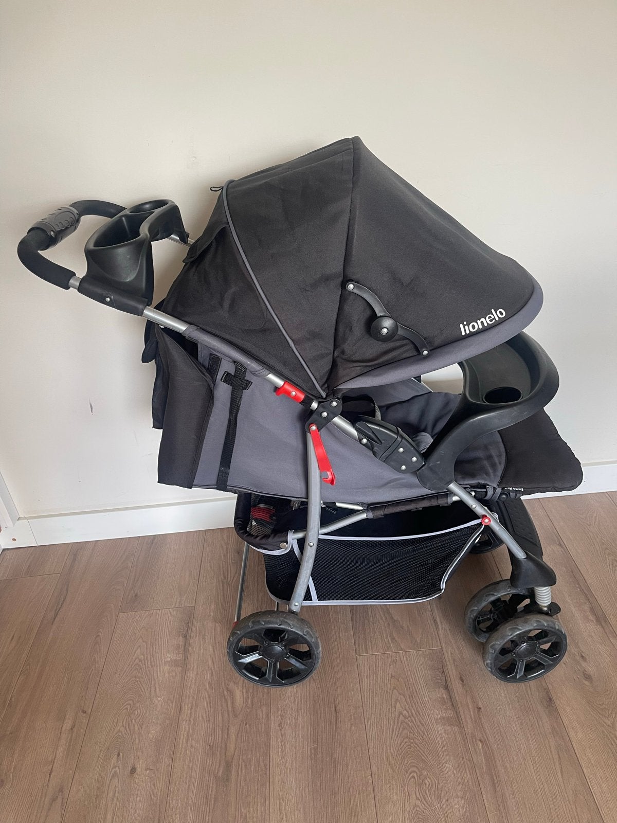 Lionelo LO-Emma Plus Buggy - Grijs, Kinderen en Baby's, Buggy's, Ophalen, Gebruikt, Overige merken, Verstelbare rugleuning